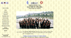 Desktop Screenshot of gaudiumpraha.org